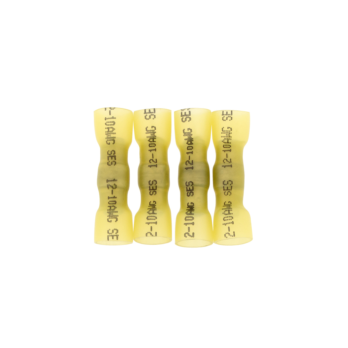12-10 AWG CSS Heat Shrink Butt Connector - Yellow (4-Pack) - Thumbnail 5