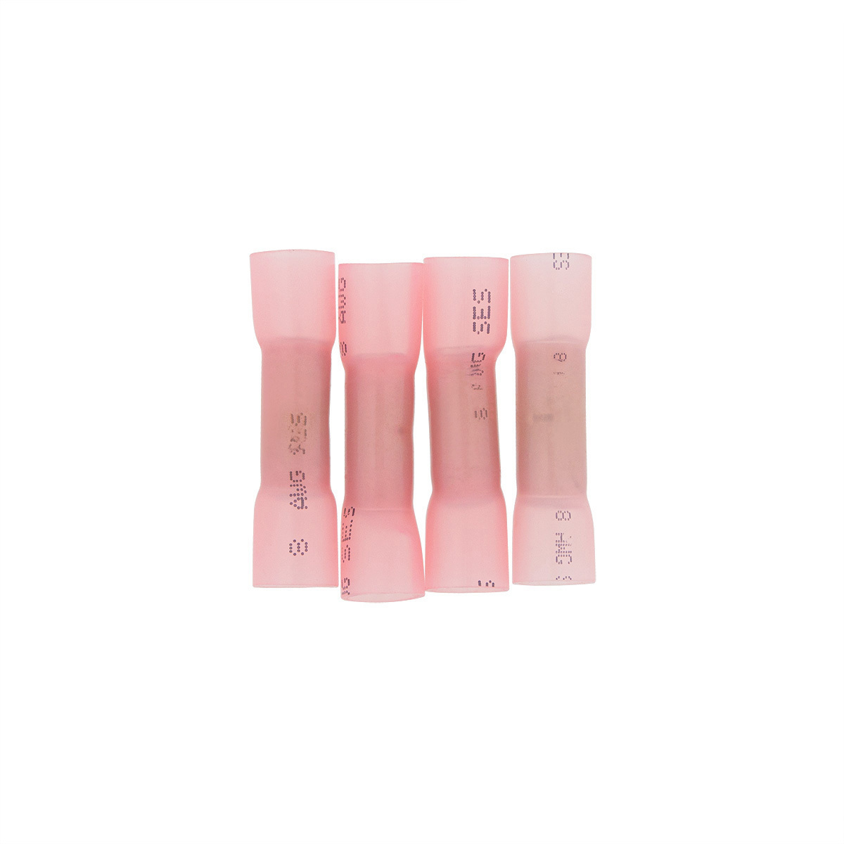 8 AWG CS Heat Shrink Butt Connector - Pink (4-Pack) - Thumbnail 5