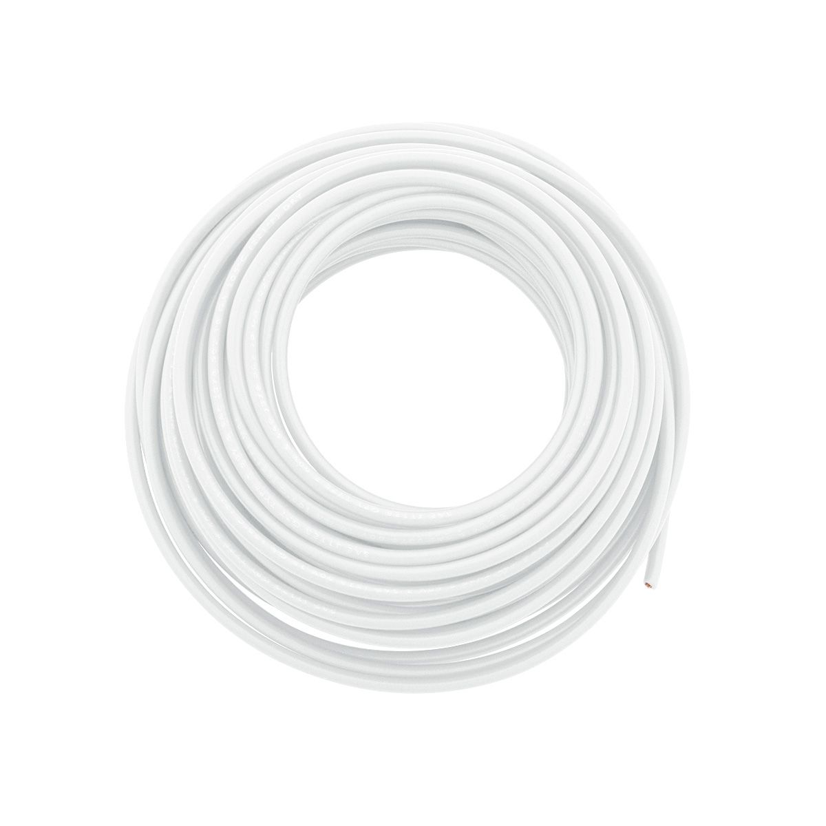 Primary Wire - Rated 80°C 18 AWG, White 30 Ft.