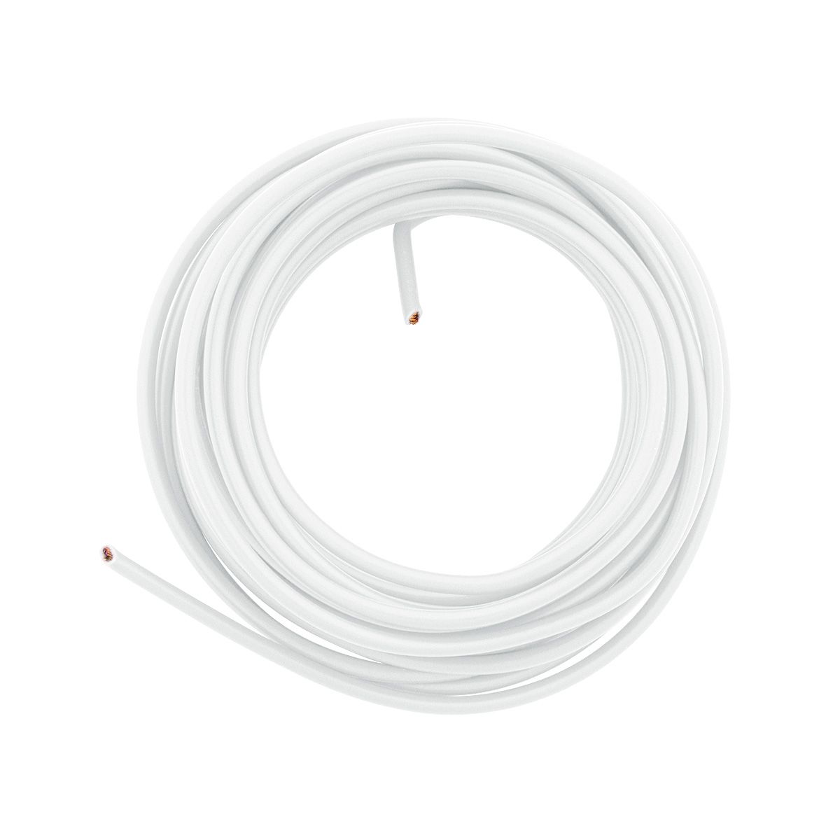 Primary Wire - Rated 80°C 14 AWG, White 15 Ft.