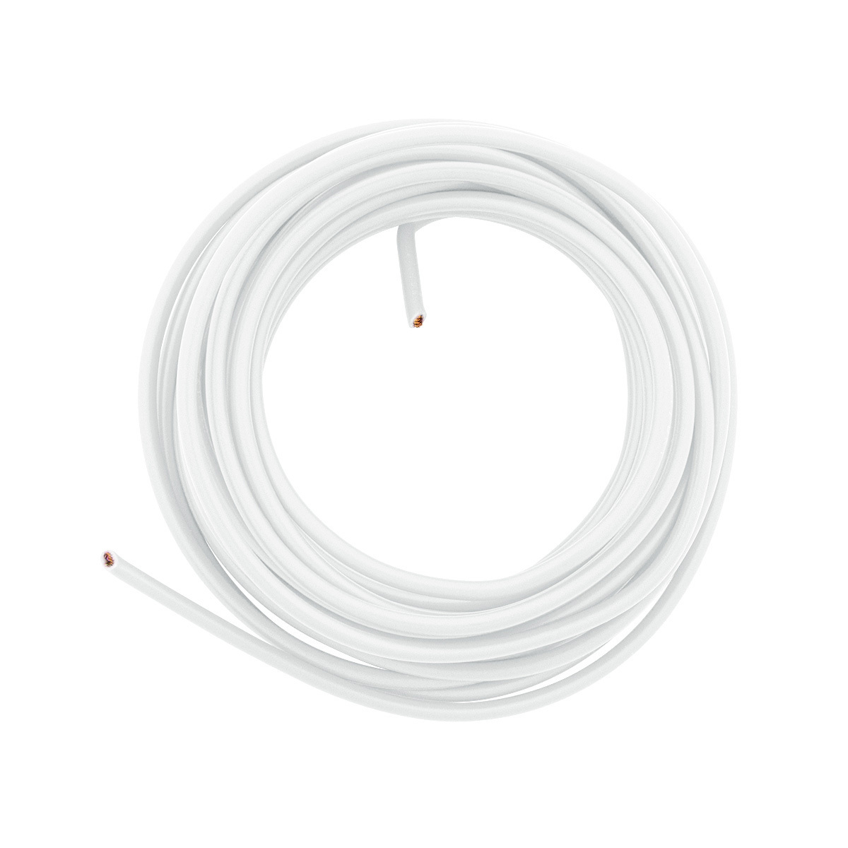 Primary Wire - Rated 80°C 14 AWG, White 15 Ft. - Thumbnail 4