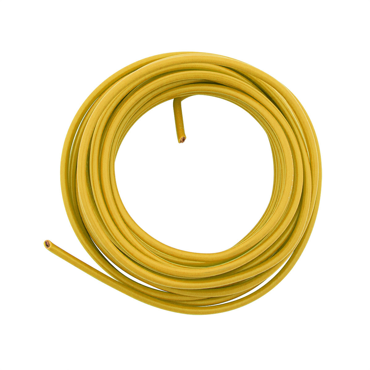 Primary Wire - Rated 80°C 14 AWG, Yellow 15 Ft. - Thumbnail 4