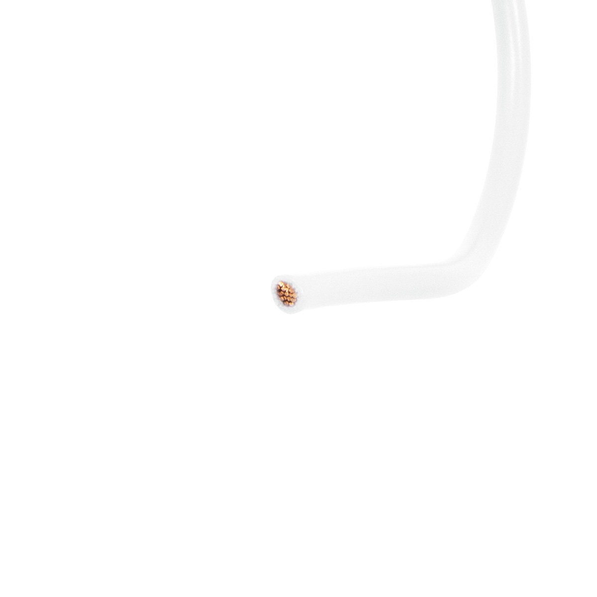 Primary Wire - Rated 80°C 12 AWG, White 12 Ft. - Thumbnail 3