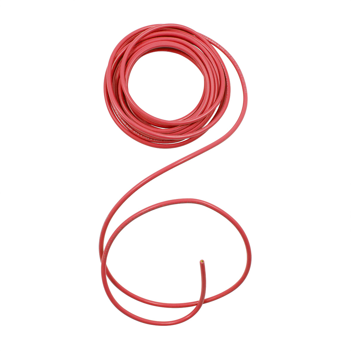 Primary Wire - Rated 80°C 12 AWG, Red 12 Ft. - Thumbnail 2