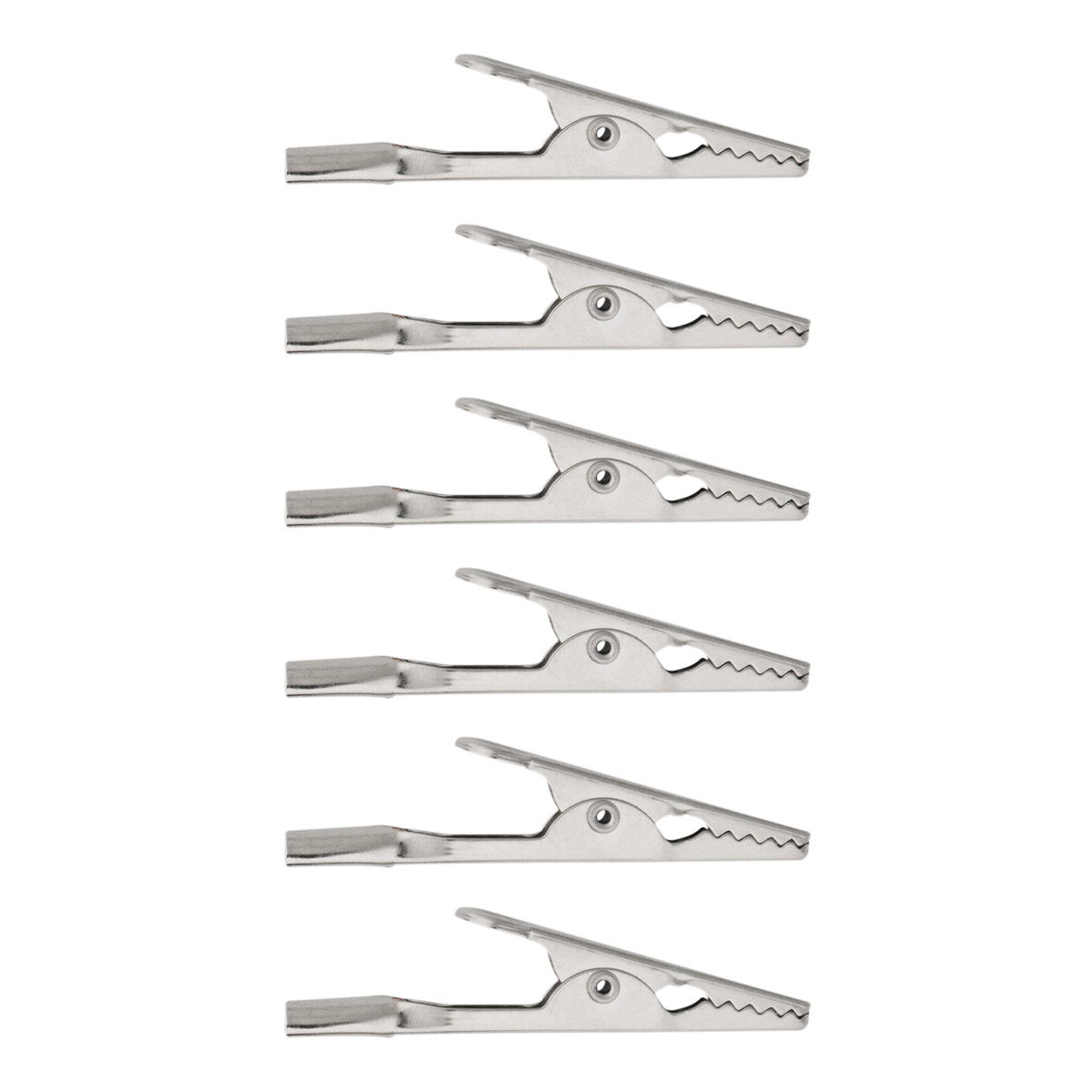 2" 10 Amp Alligator Test Clip, 6 Pcs.