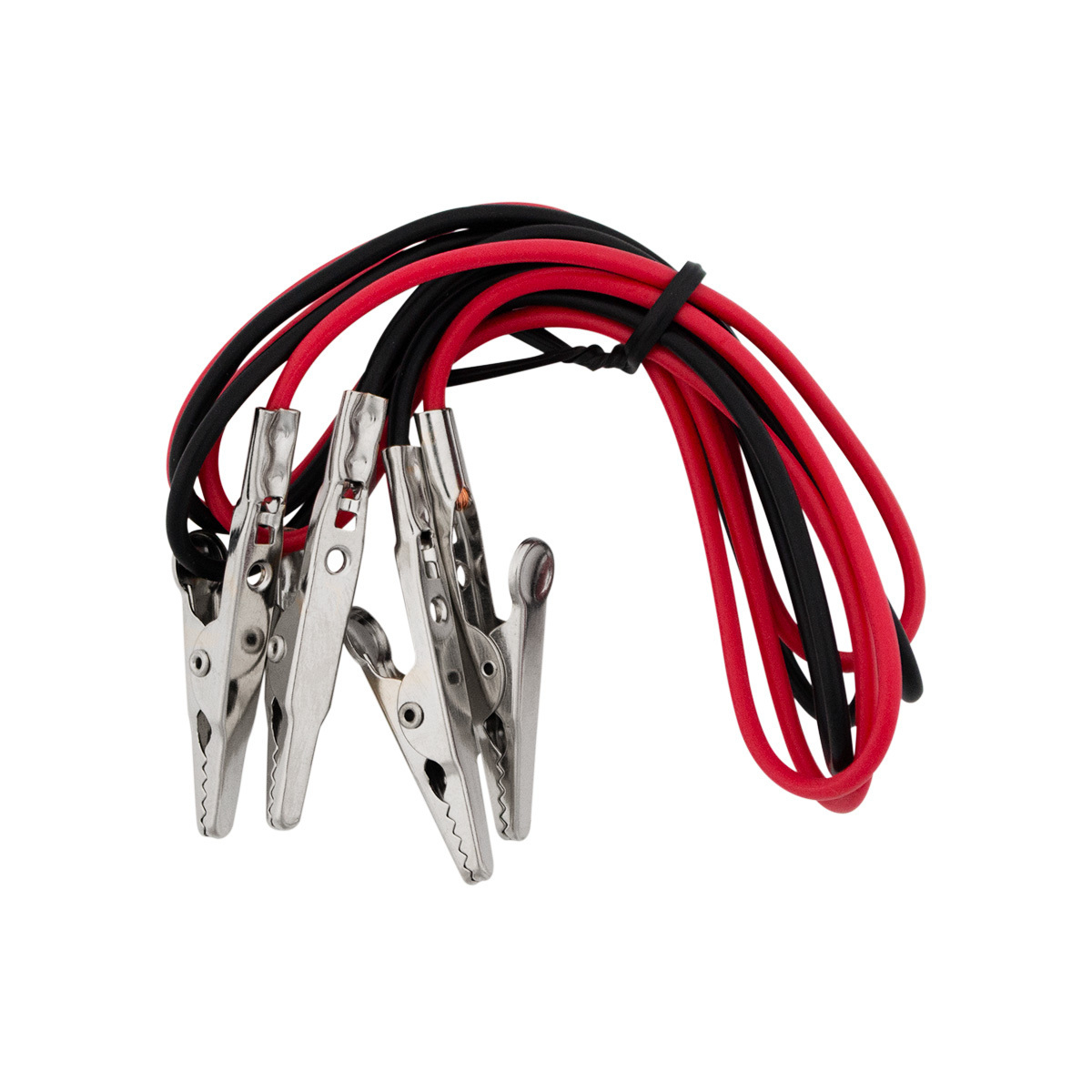 10 Amp Alligator Test Clips w/ 30" Vinyl Leads, 1Red/1Black 1 Set. - Thumbnail 4