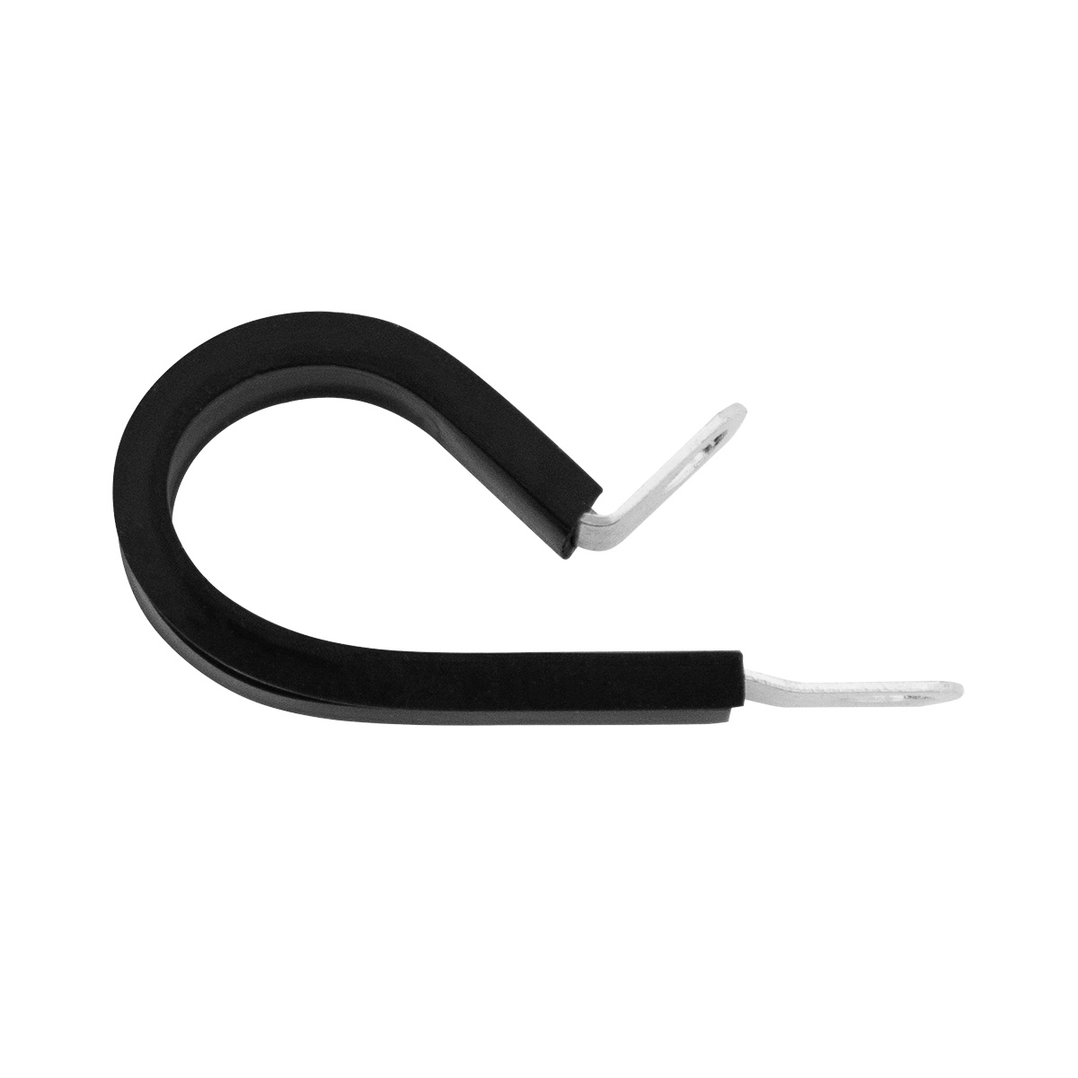 1" I.D. Santoprene Insulated Clamps w/ 1/4" Mounting Hole (10-Pack) - Thumbnail 2