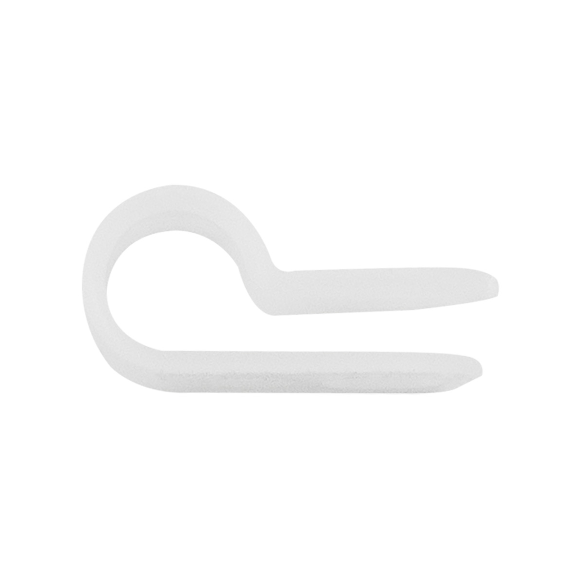 1/4" I.D. Natural Nylon Cable Clamps (25-Pack) - Thumbnail 2