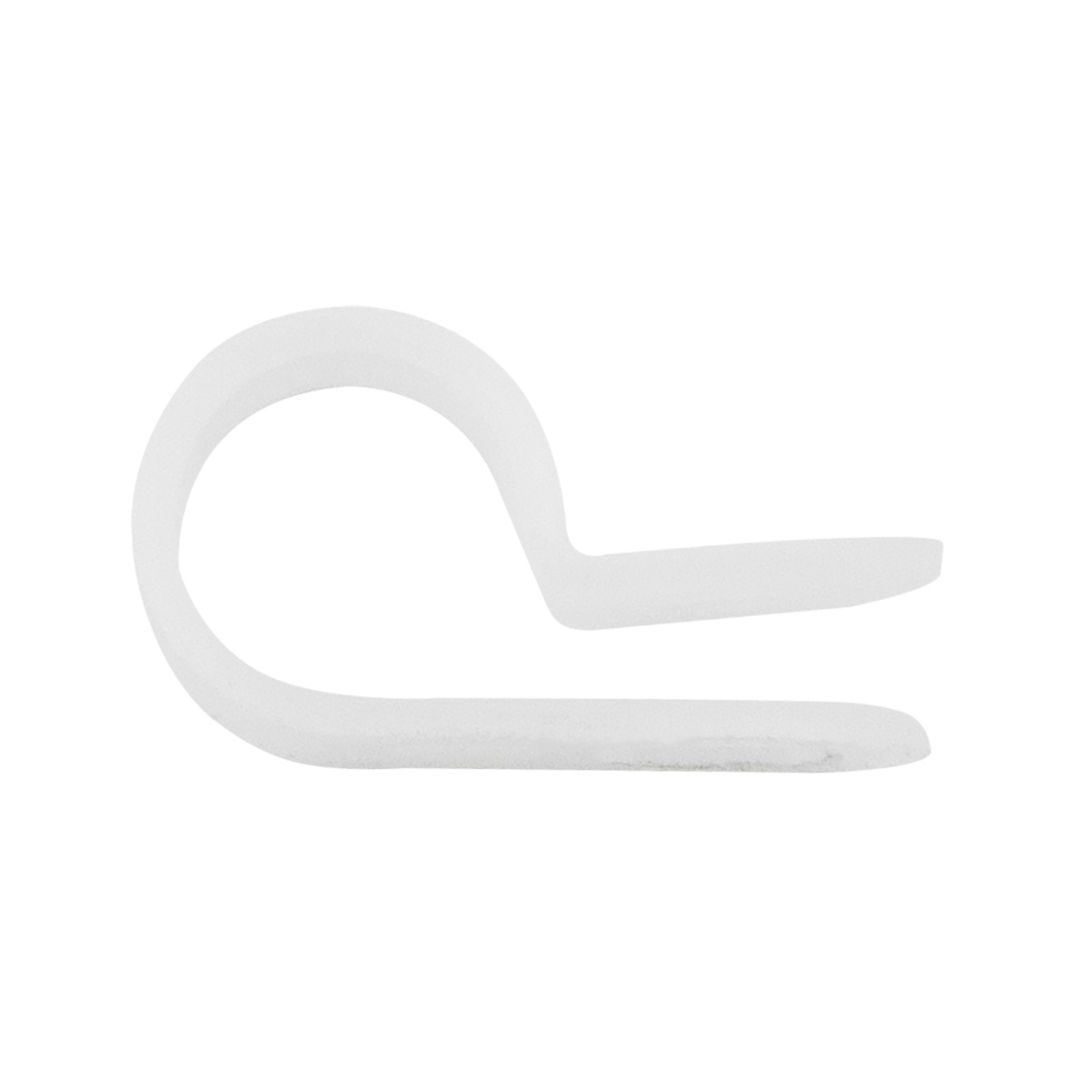 3/8" I.D. Natural Nylon Cable Clamps (22-Pack) - Thumbnail 2