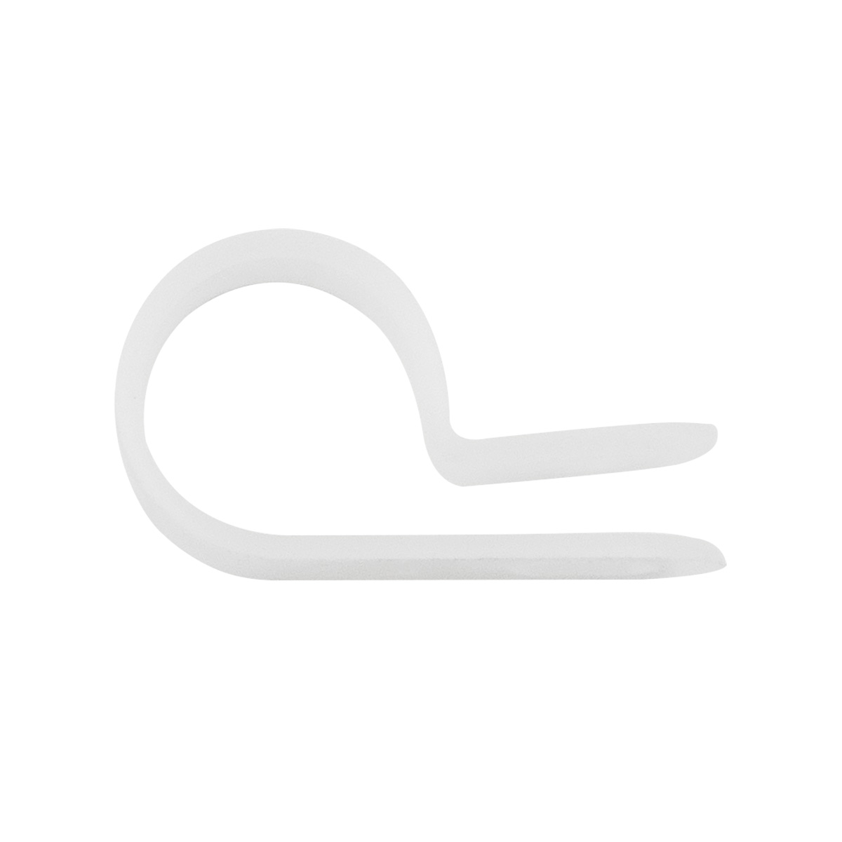 1/2" I.D. Natural Nylon Cable Clamps (15-Pack) - Thumbnail 2