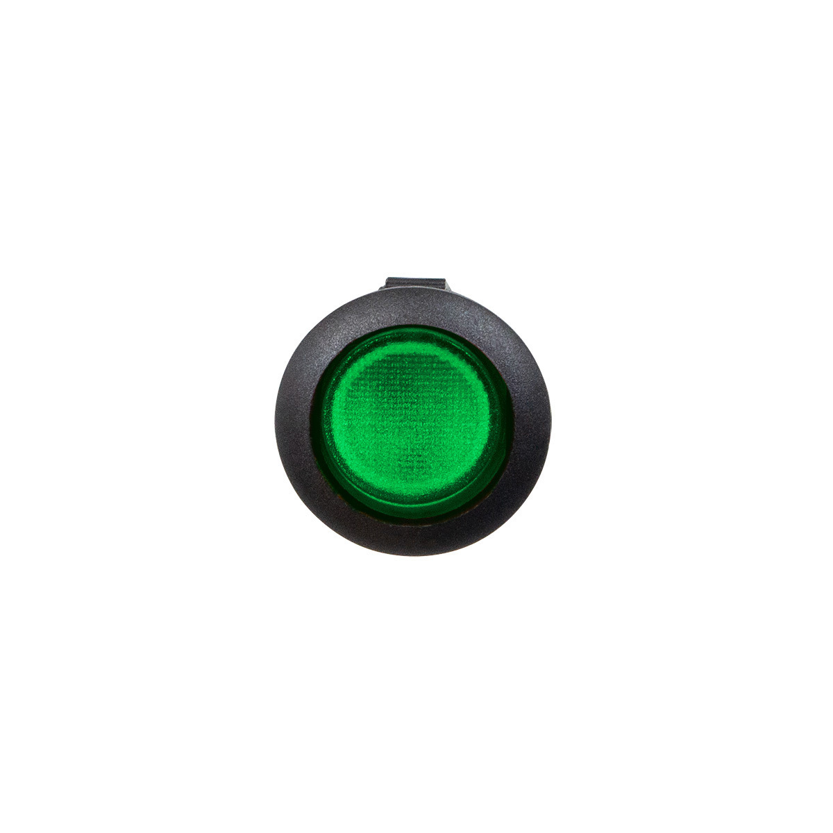 Green Illum Round Rocker 10 Amp 12V On/Off 1/2" Dia. 1 Pc. - Thumbnail 4