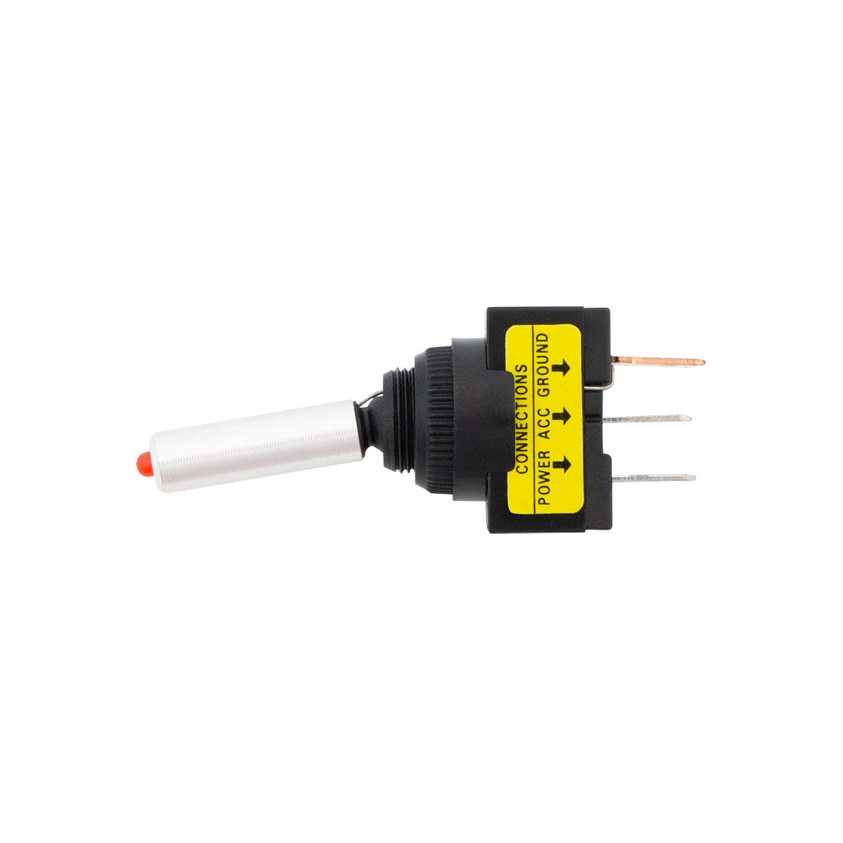 Red LED Toggle 15 Amp 12V S.P.S.T. On/Off 1 Pc.