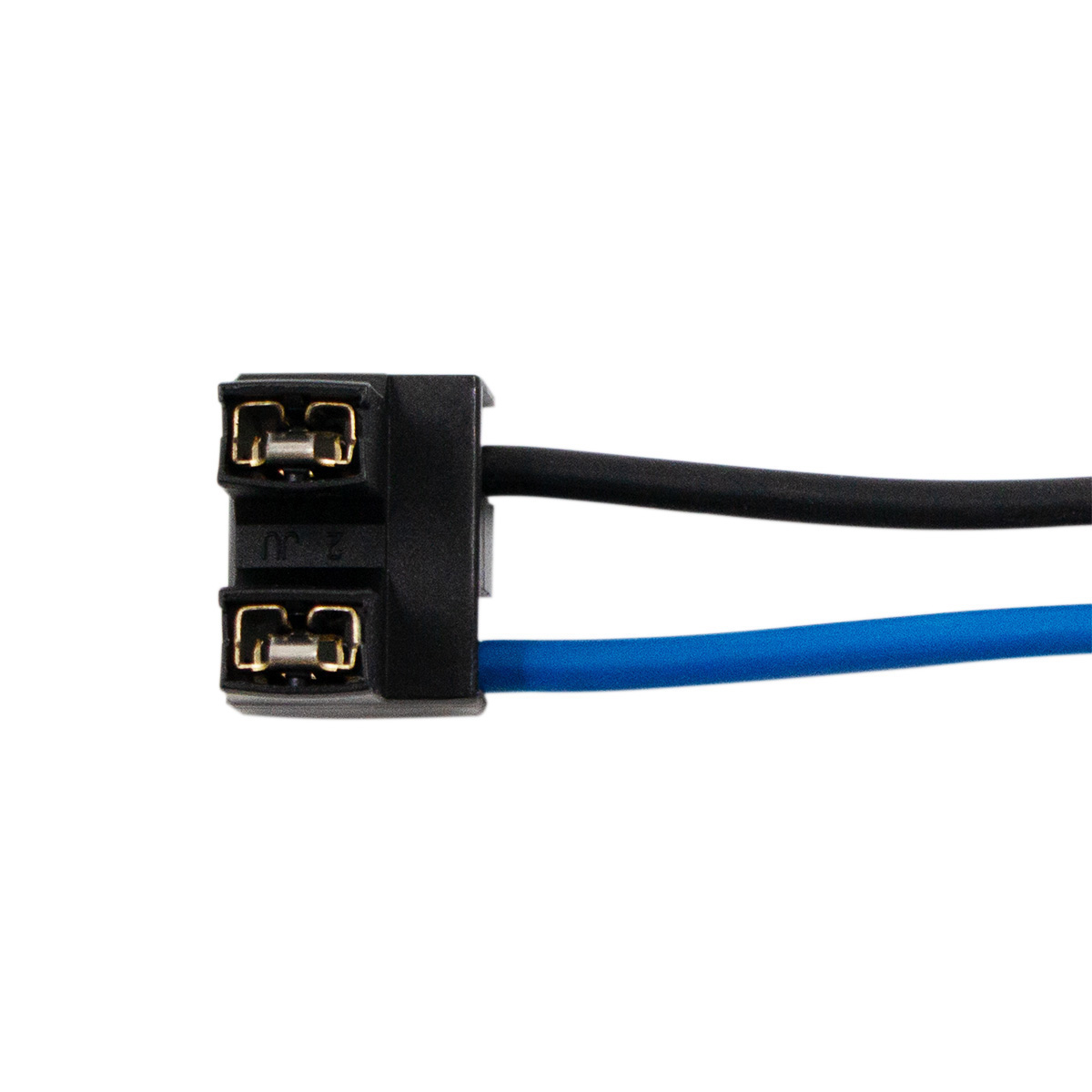 2-Wire Universal H7 Halogen Bulb Headlight Connector. Two Pins at 90° Angle - Thumbnail 3