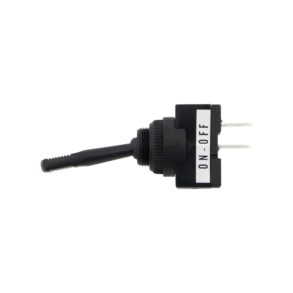 Black Non-Illum Toggle 20 Amp 12V S.P.S.T. Momentary On/Off 1 Pc. - Thumbnail 4
