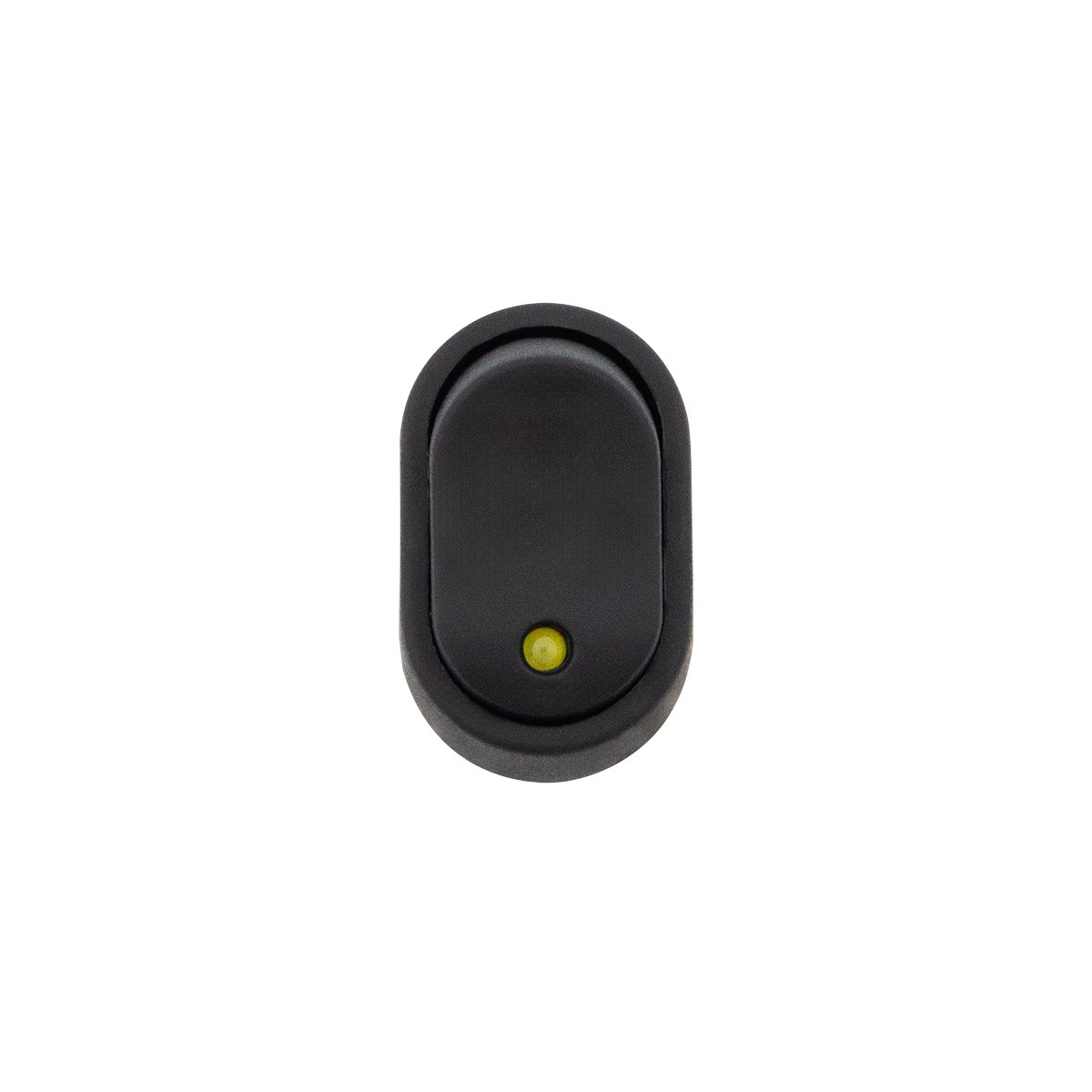 Amber LED Oval Rocker 16 Amp 12V On/Off 1/2" Dia. 1 Pc. - Thumbnail 4