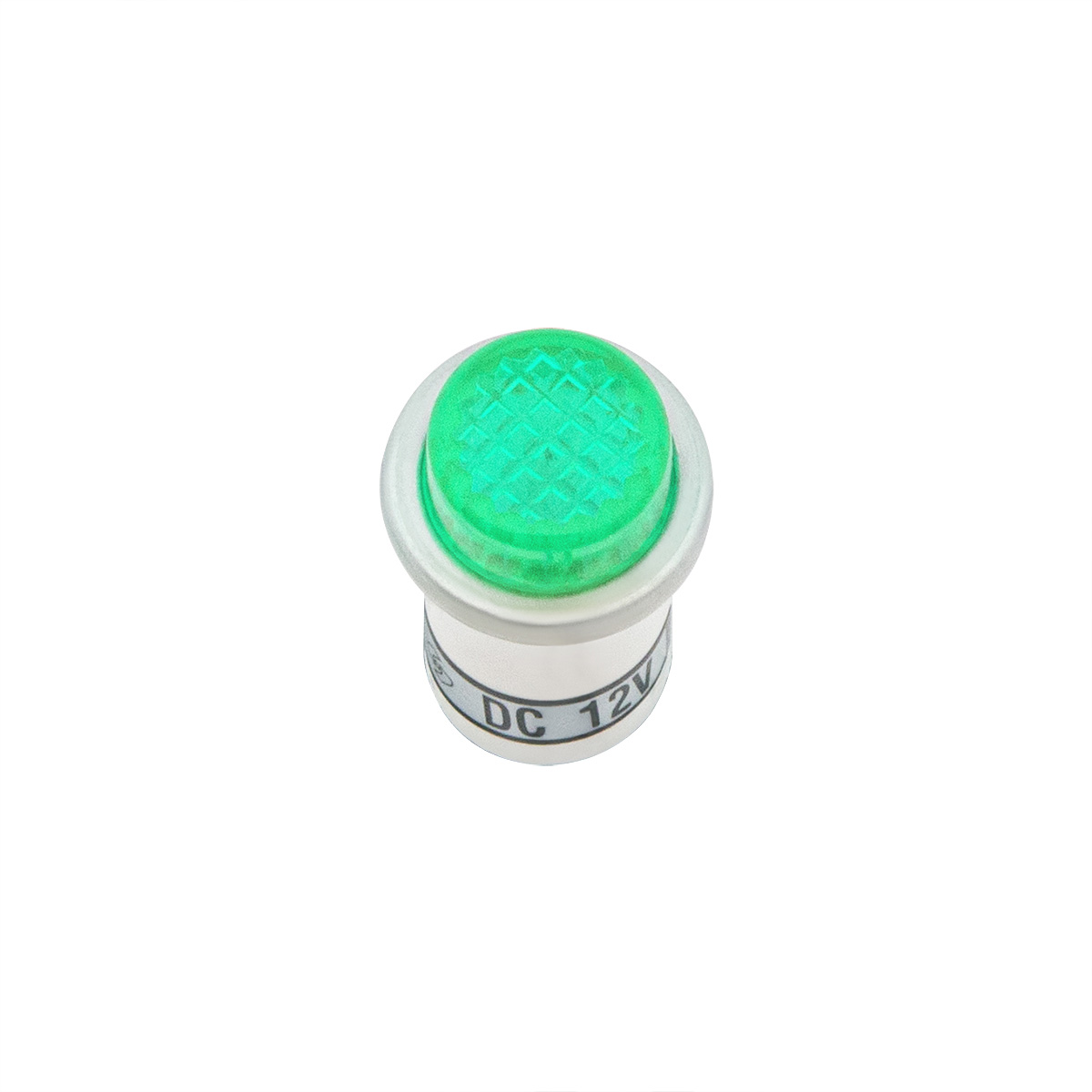 16 Amp 12V Green Warning Light w/ 1/2" Panel Mount and Leads, 1 Pc. - Thumbnail 3