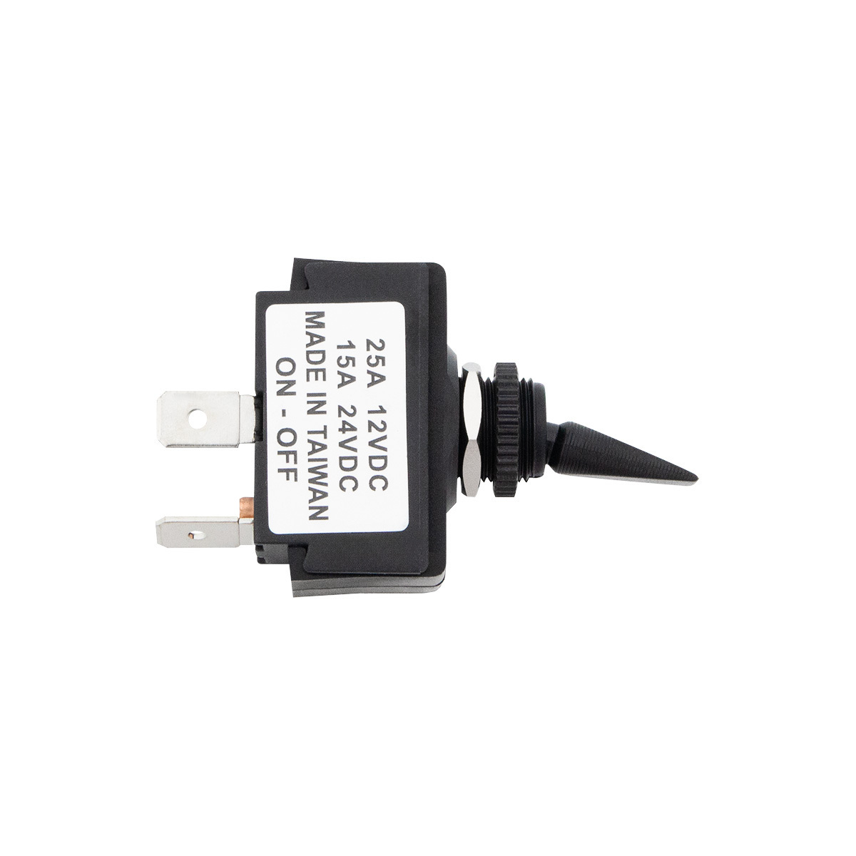 All Weather Toggle 25 Amp 12V S.P.S.T. On/Off 1 Pc. - Thumbnail 4