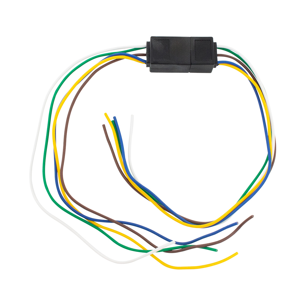 5-Way Squared Moisture Proof M/FM Trailer Connectors w/ Polarized Plugs, 1 pc. - Thumbnail 2