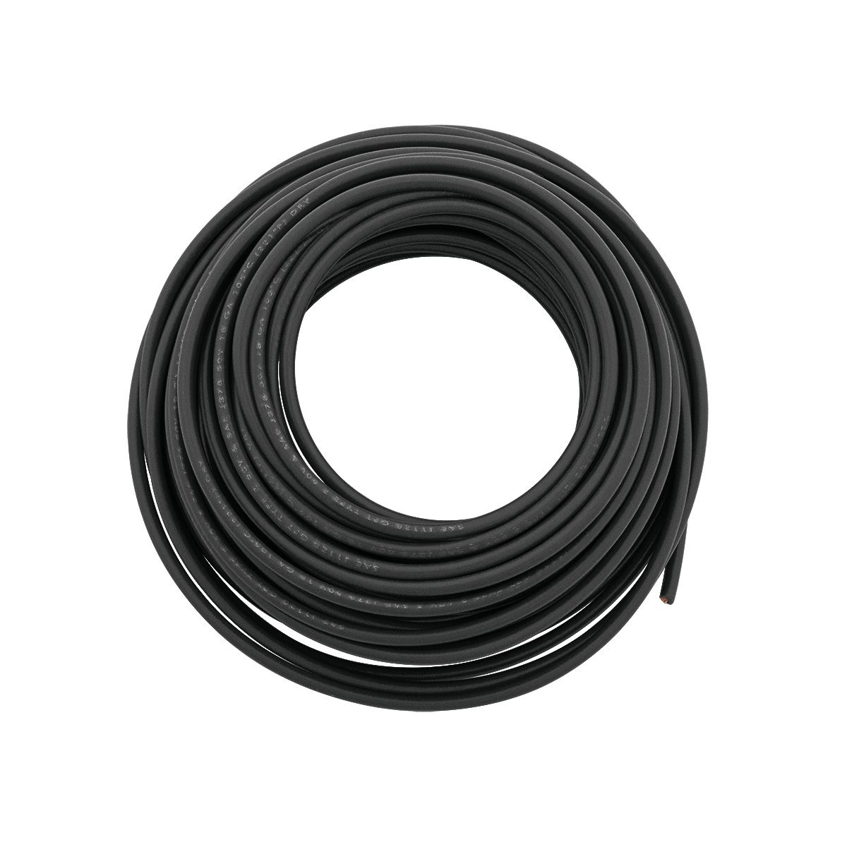 Primary Wire - Rated 80°C 18 AWG, Black 30 Ft.