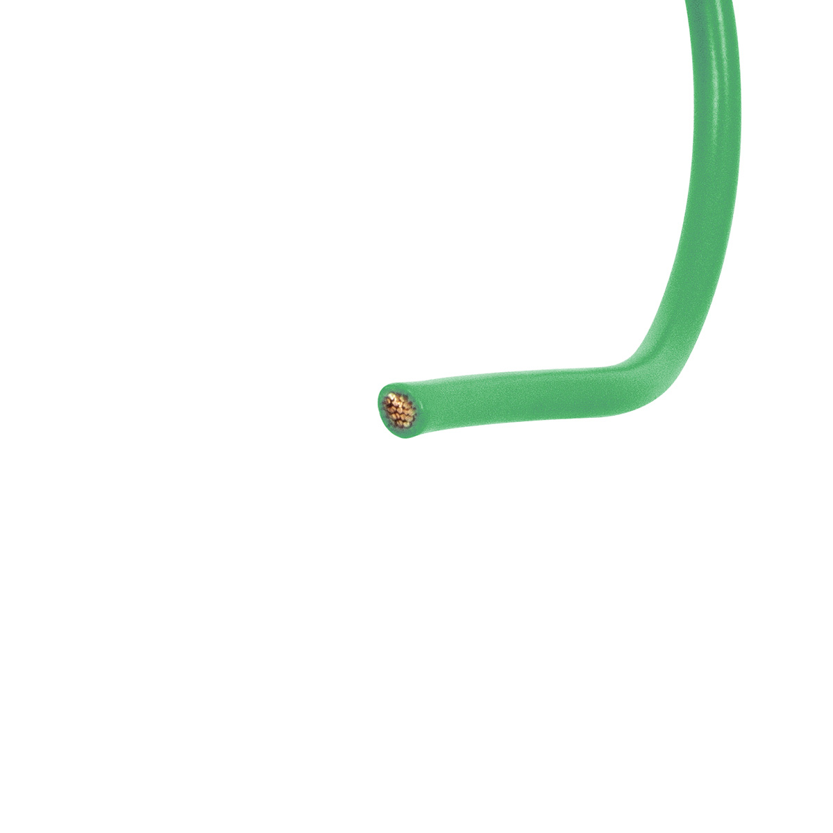 Primary Wire - Rated 80°C 12 AWG, Green 12 Ft. - Thumbnail 3
