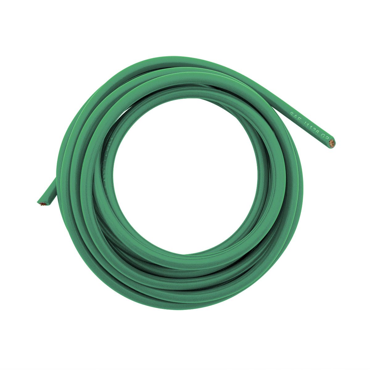 Primary Wire - Rated 80°C 10 AWG, Green 8 Ft.
