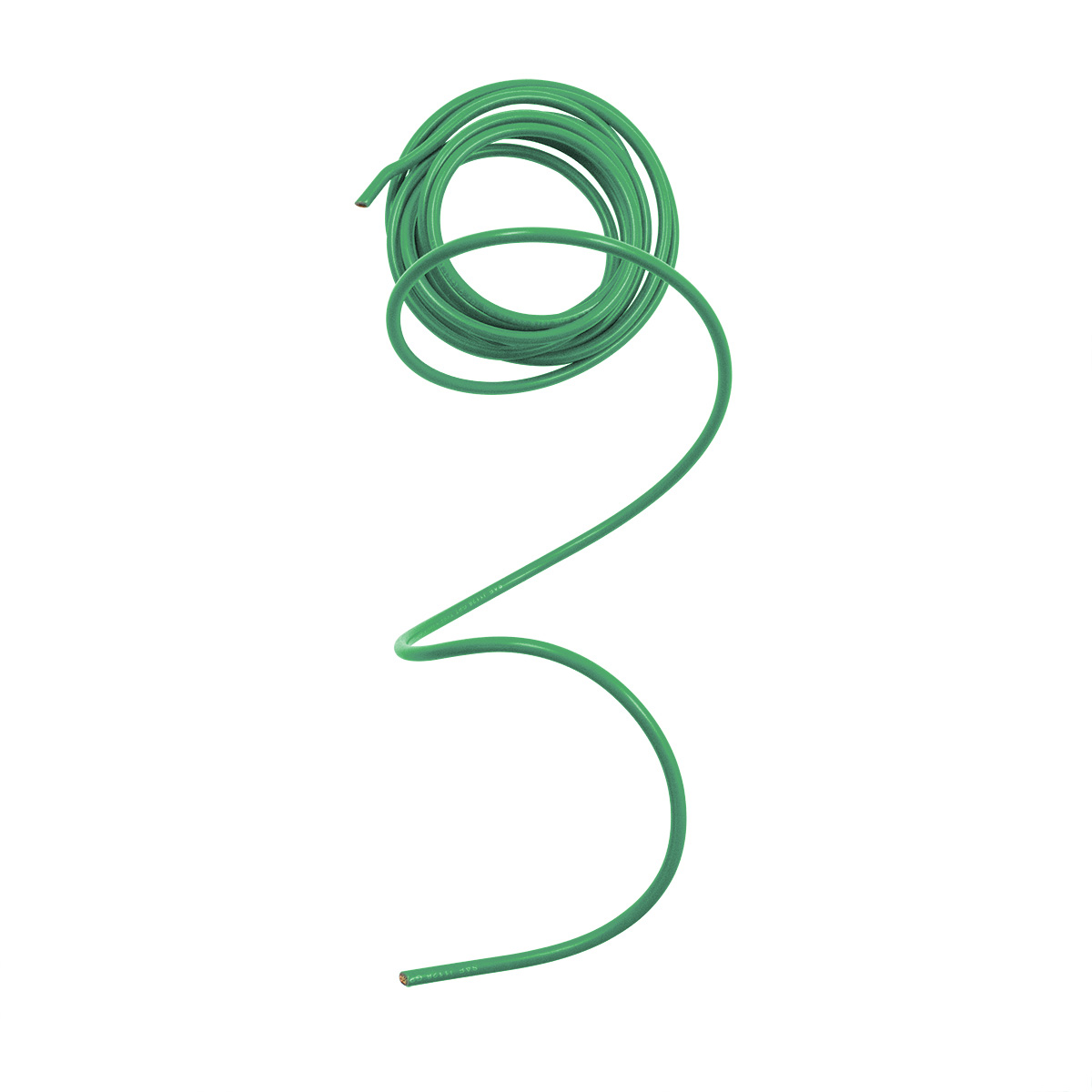 Primary Wire - Rated 80°C 10 AWG, Green 8 Ft. - Thumbnail 2