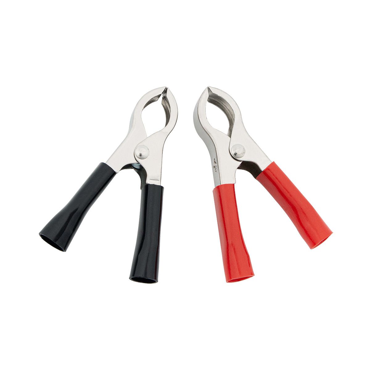 50 Amp Clamps w/ Vinyl Handles 1Red/1Black 1 Set.