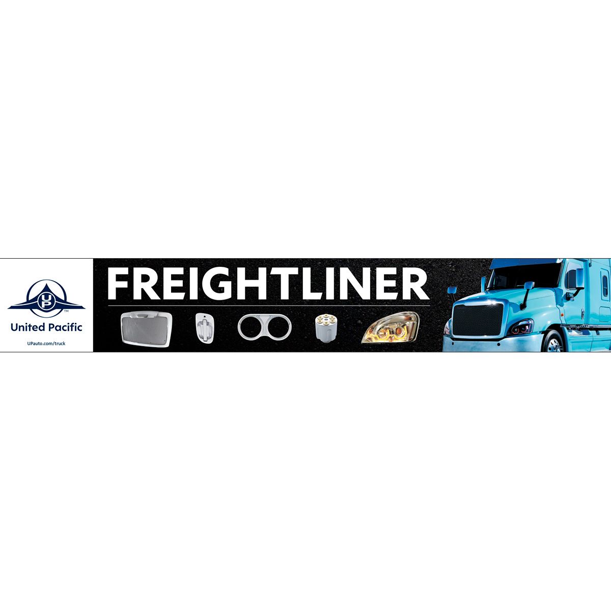 46" X 7" Freightliner Header Sign