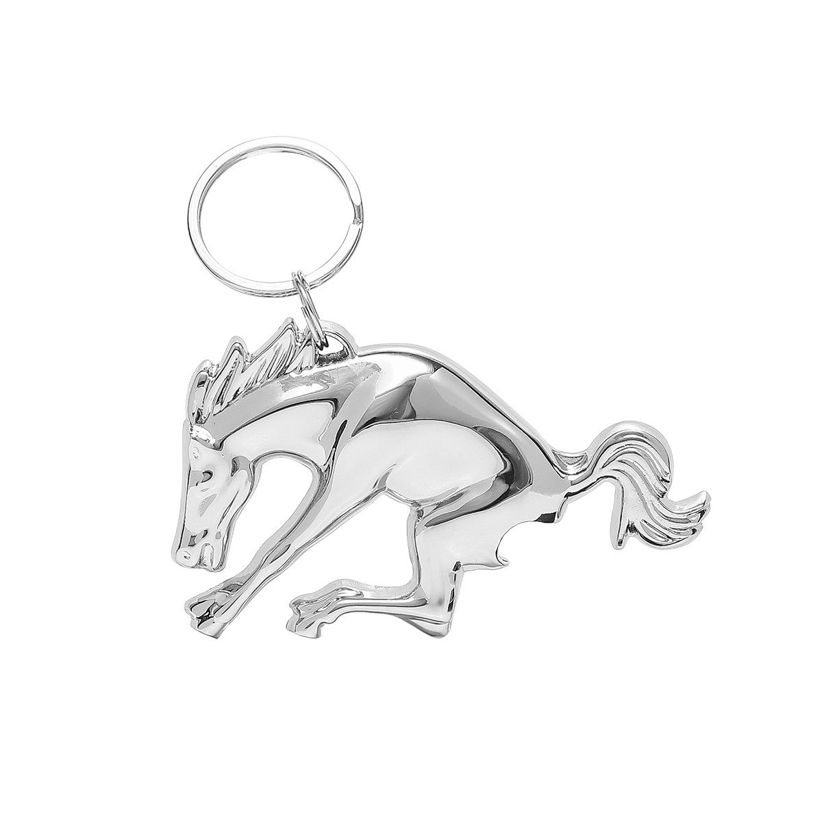 Chrome Bucking Horse Keychain/Bottle Opener