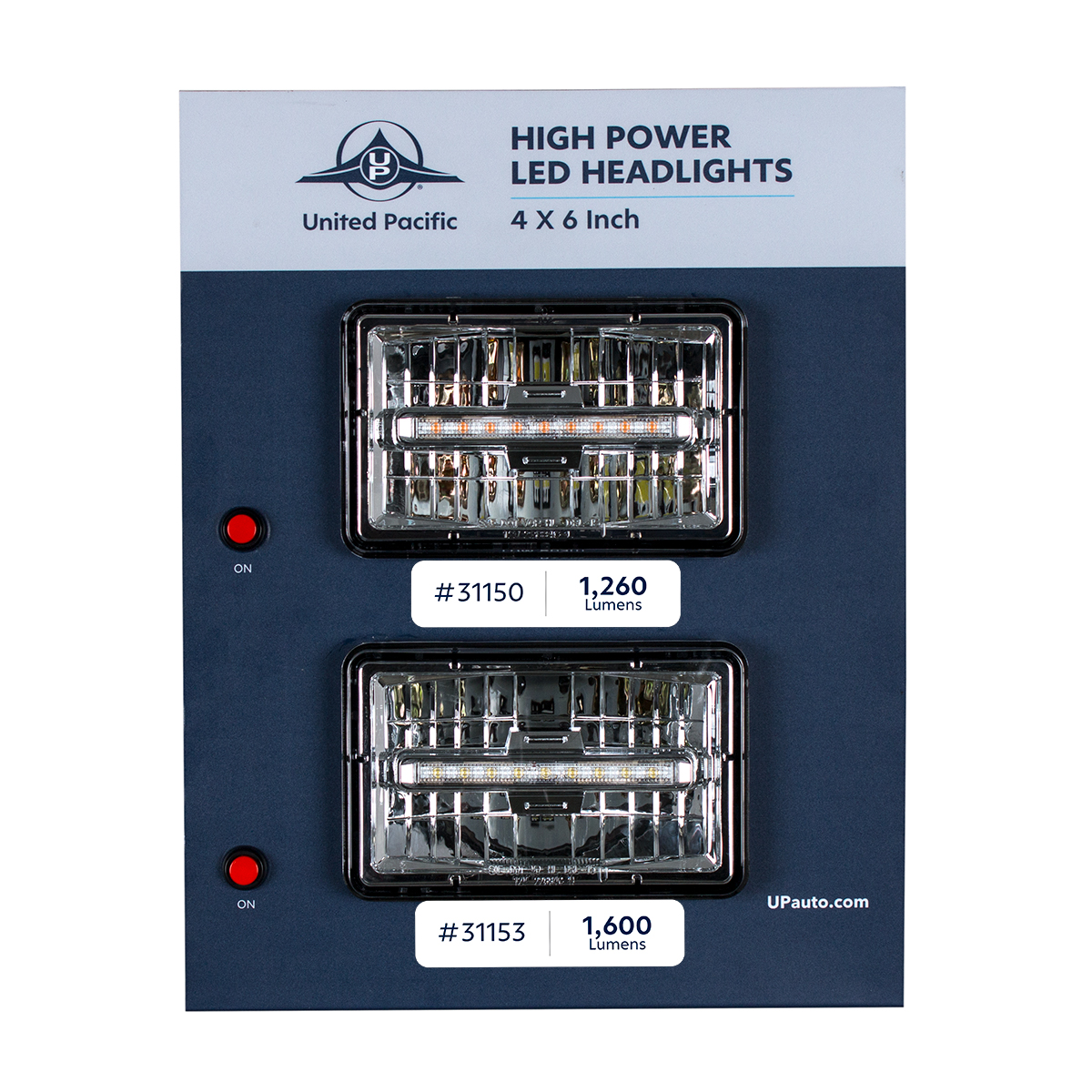 Display For 4" X 6" Lights - High/Low Beam - Thumbnail 4