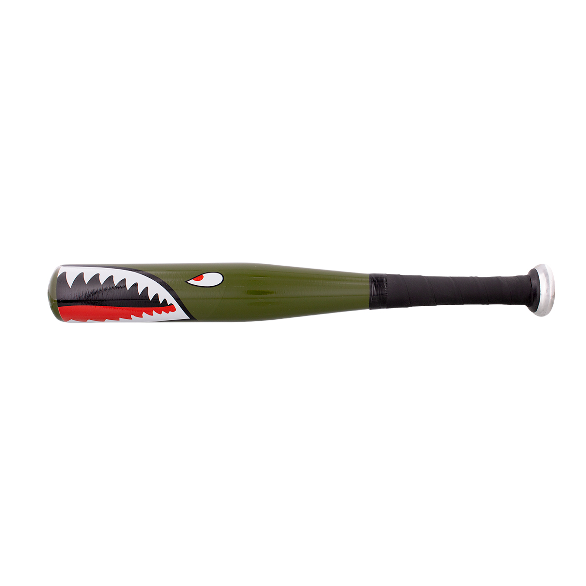 17" Aluminum Tire Checker Bat With P-40 Warhawk Shark Mouth Graphic - Thumbnail 3