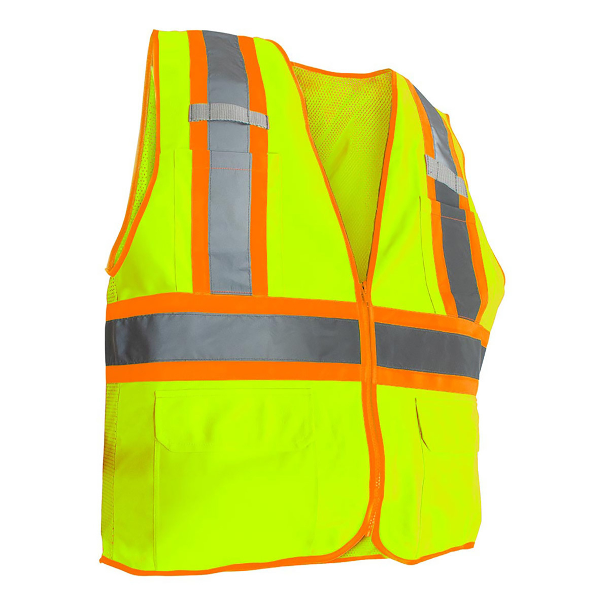 RigGear High Visibility Reflective Yellow Safety Vest-Small - Thumbnail 9