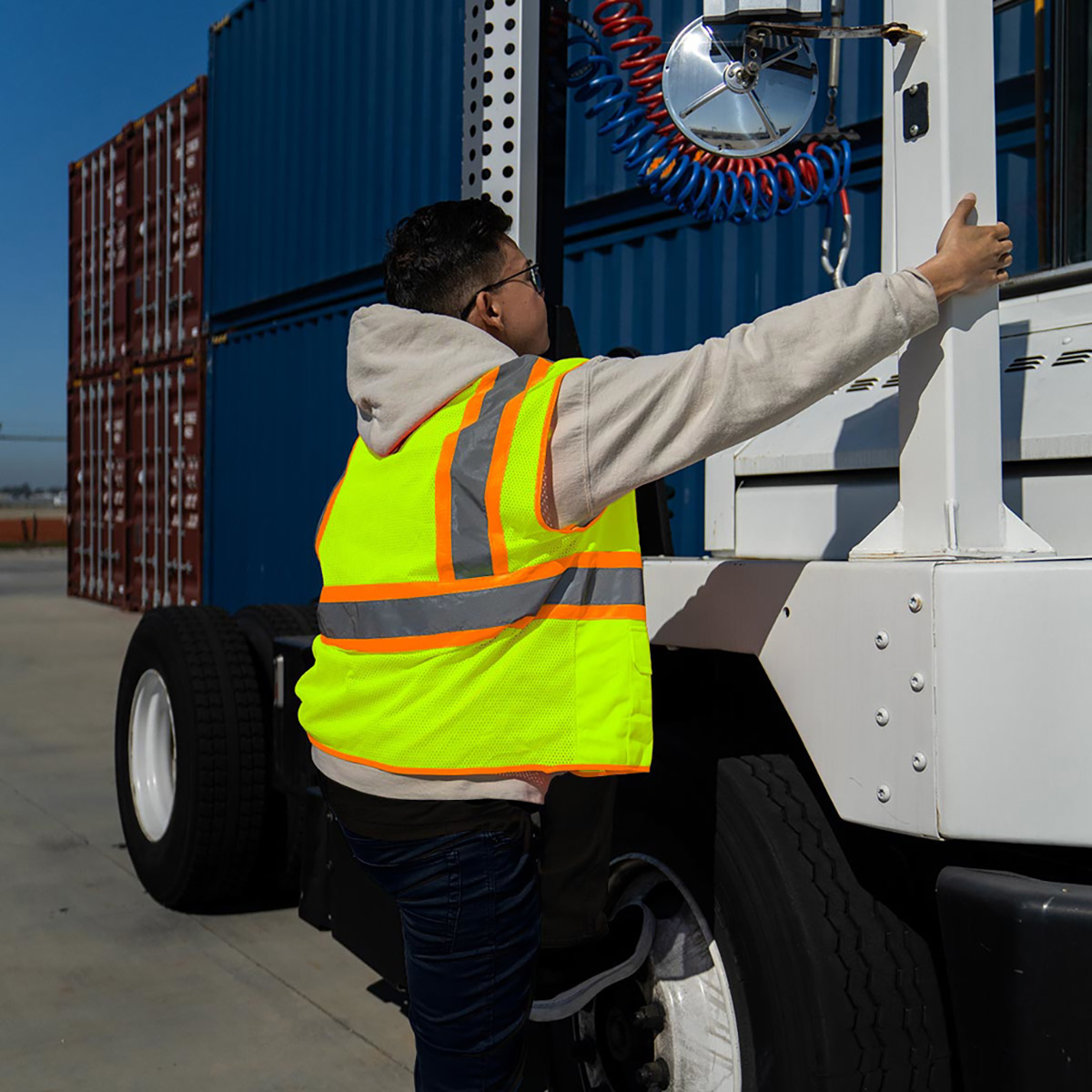 RigGear High Visibility Reflective Yellow Safety Vest-X Large - Thumbnail 7