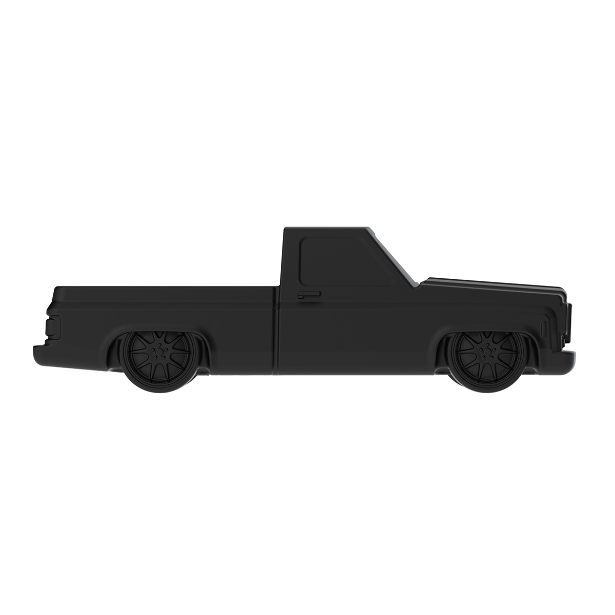 Solid Die-Cast 1973-1987 Chevrolet Truck Style Paper Weight-Matte Black - Thumbnail 9