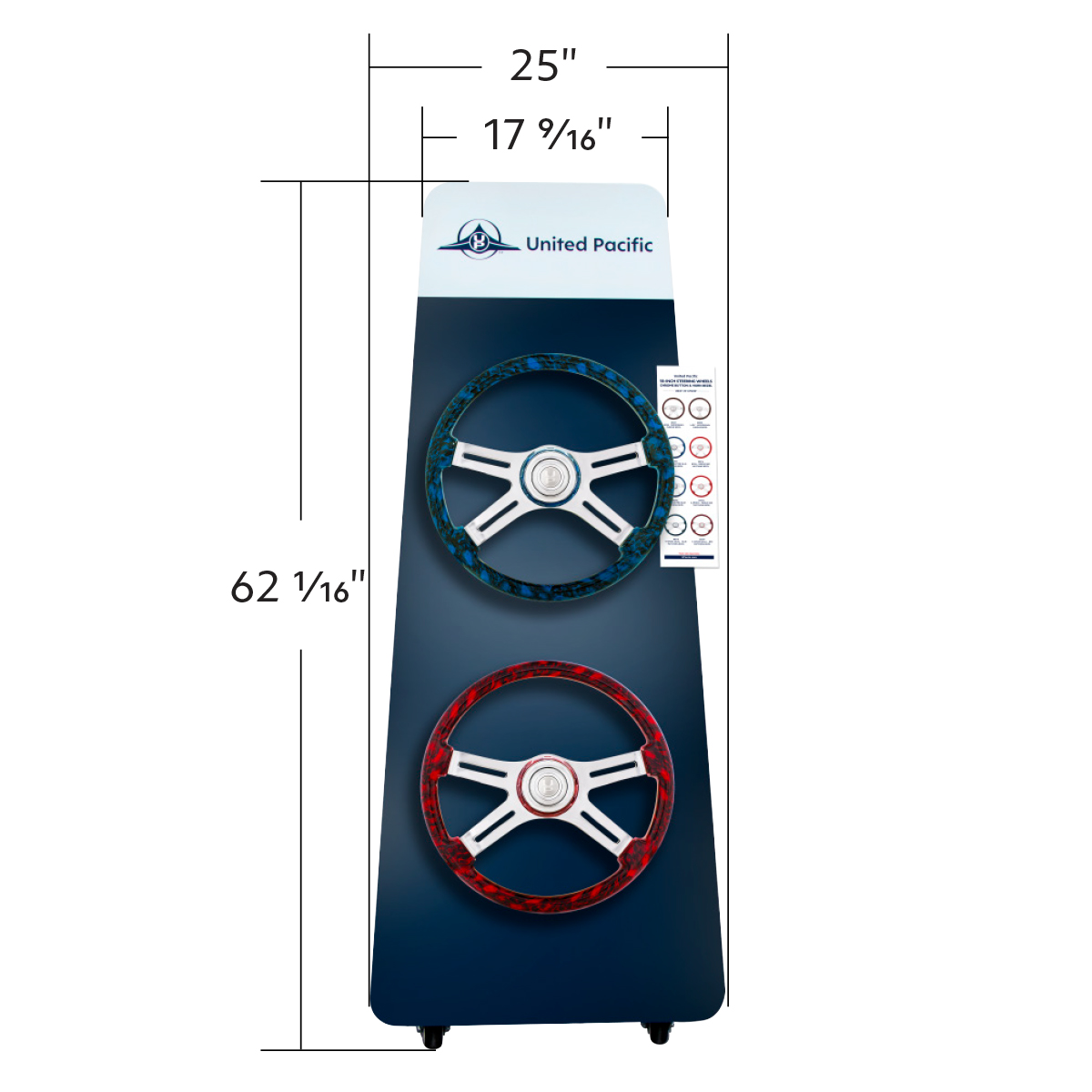 United Pacific Steering Wheel Display - Type XIII - Thumbnail 3