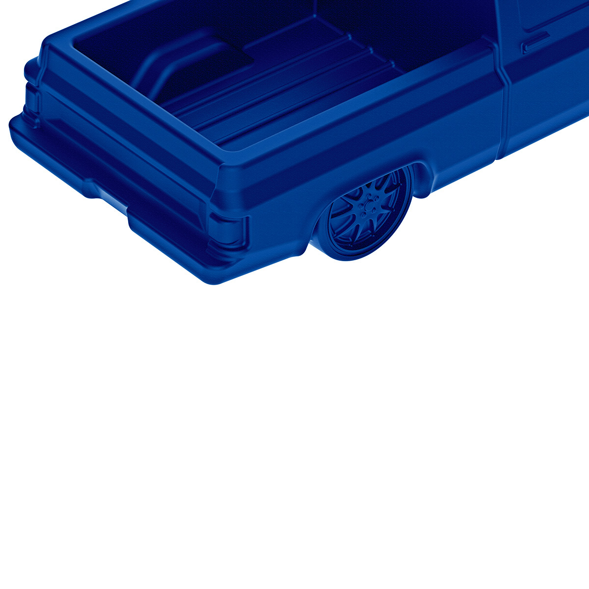 Solid Die-Cast 1973-1987 Chevrolet Truck Style Paper Weight-Indigo Blue - Thumbnail 13