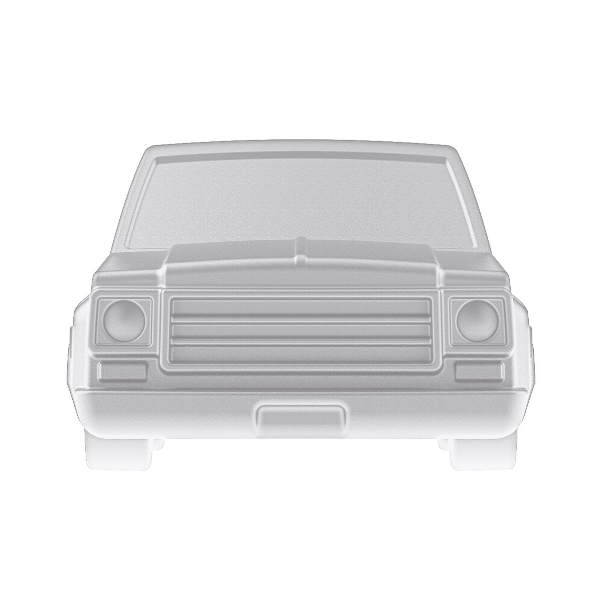 Solid Die-Cast 1973-1987 Chevrolet Truck Style Paper Weight-Pearl White - Thumbnail 2