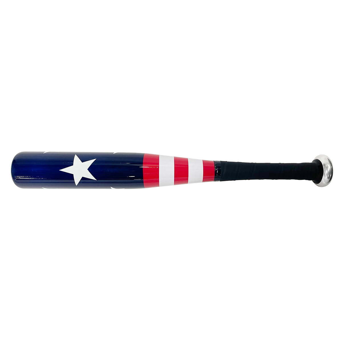 17" Aluminum Tire Checker Bat With USA Flag Graphic - Thumbnail 3