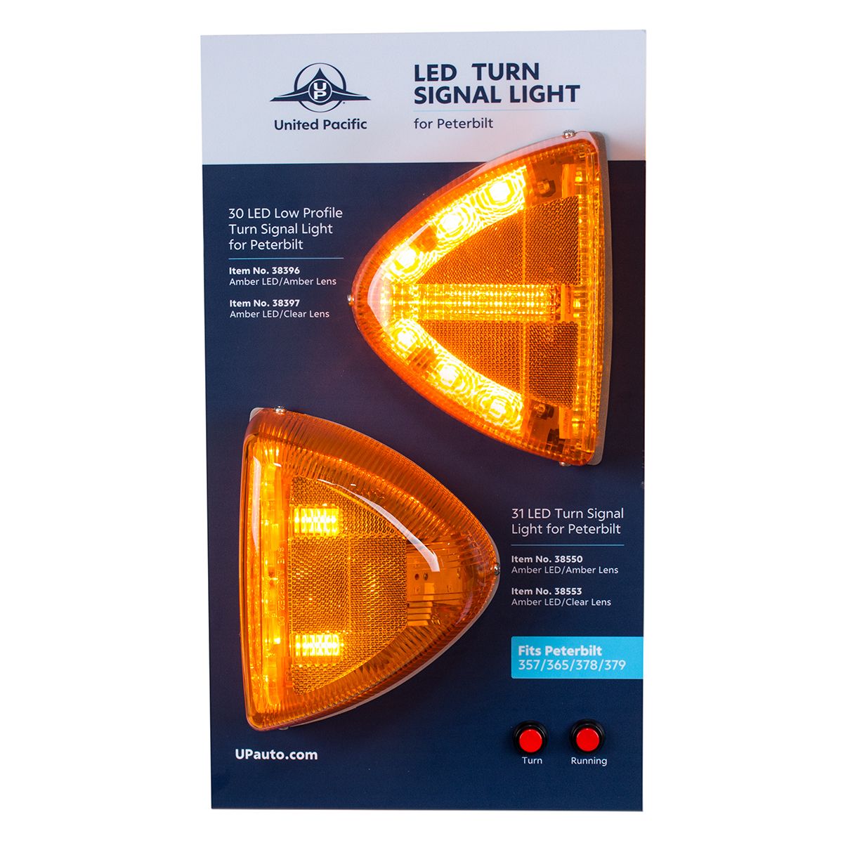 Display For Peterbilt Front Turn Signal