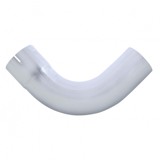 Aluminized 90 Degree Exhaust Expanded Elbow, 4" I.D. To 4" O.D. - 12" X 12"