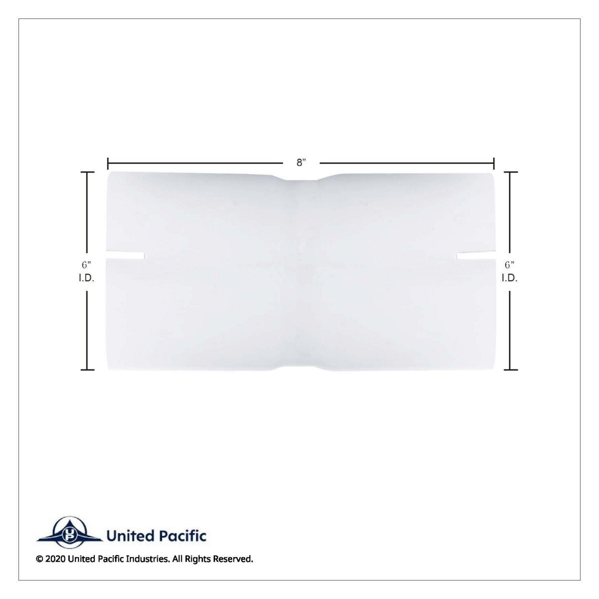 Aluminized Exhaust Connector 6" I.D. To 6" I.D. - Thumbnail 3