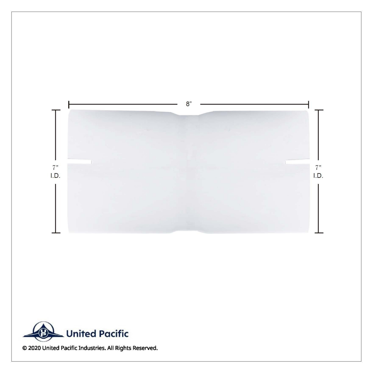 Aluminized Exhaust Connector 7" I.D. To 7" I.D. - Thumbnail 3