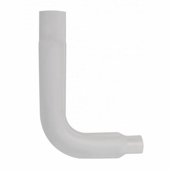 Chrome 90 Degree Exhaust Elbow, Reduce 7" O.D. To 5" O.D. - 35" X 24"