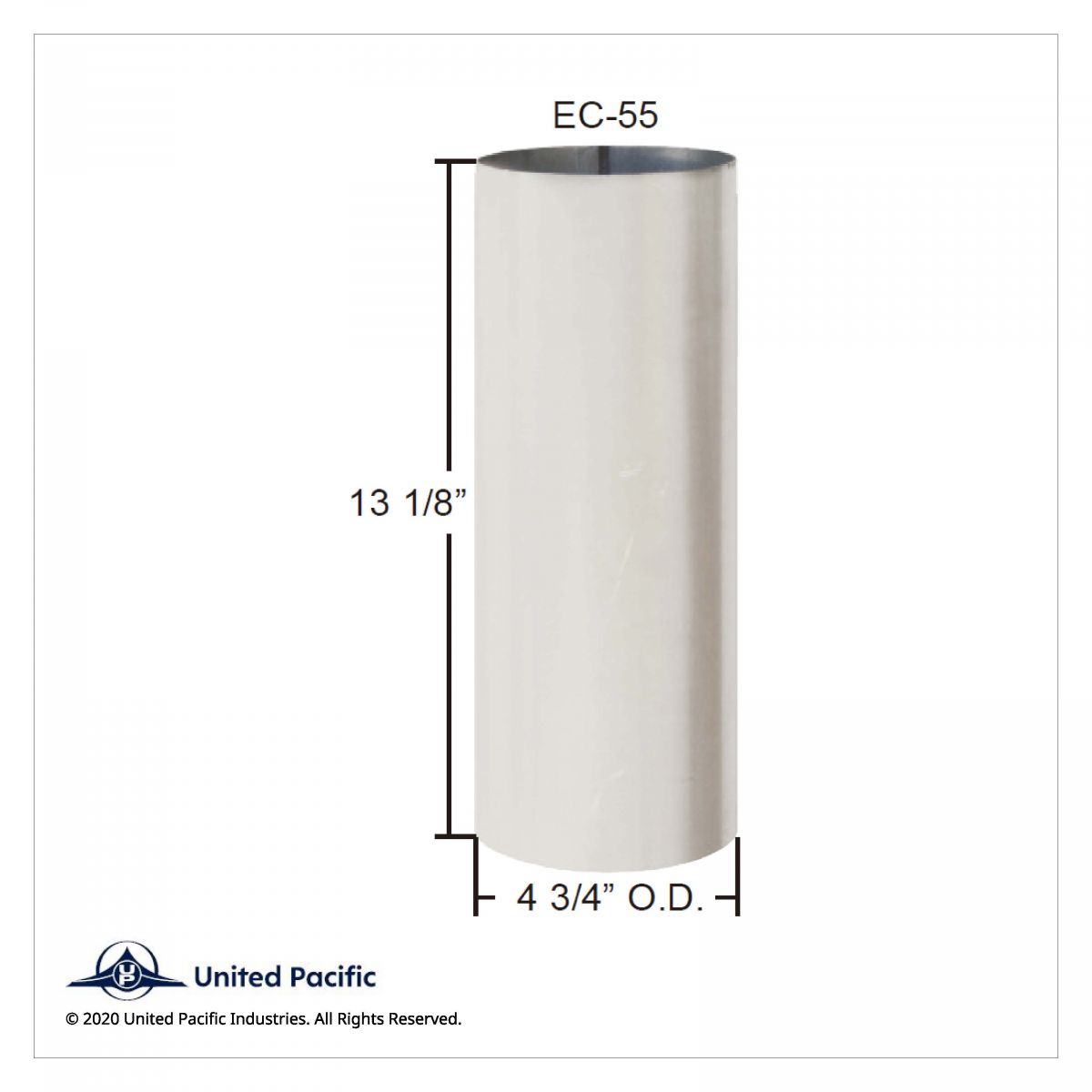 Exhaust Elbow Connector Sleeve Insert - 5" O.D. To 5" O.D. - Thumbnail 3