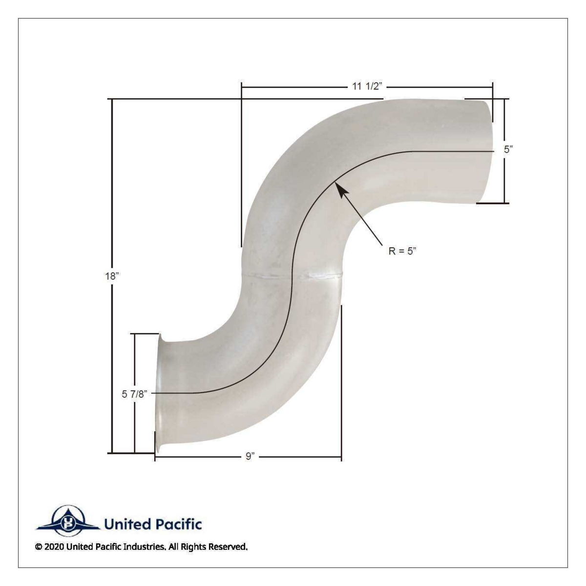 Freightliner Aluminized Exhaust Elbow - OEM No. 04-17094-012 - Thumbnail 3