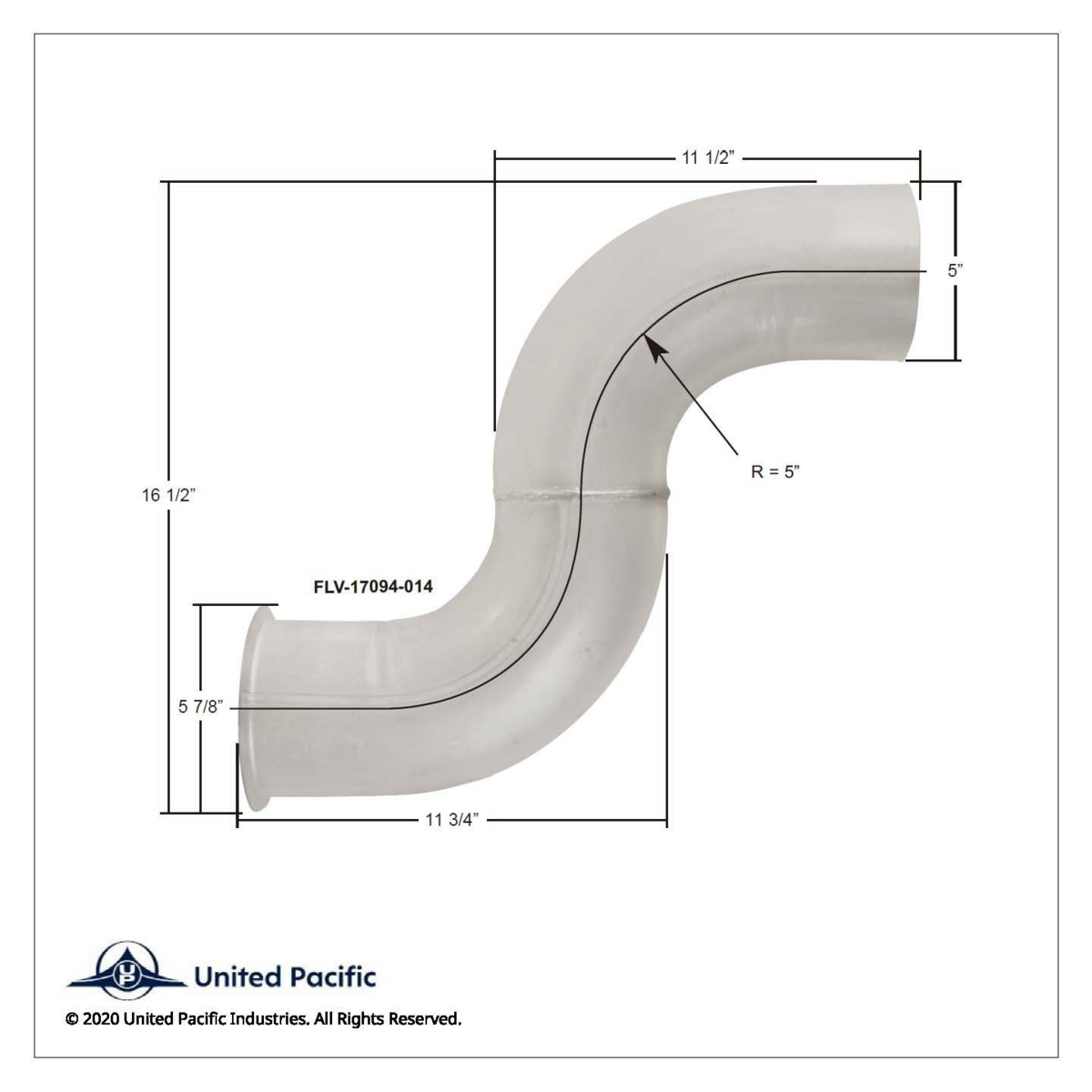 Aluminized Exhaust Elbow For Freightliner 04-17094-014 - Thumbnail 3
