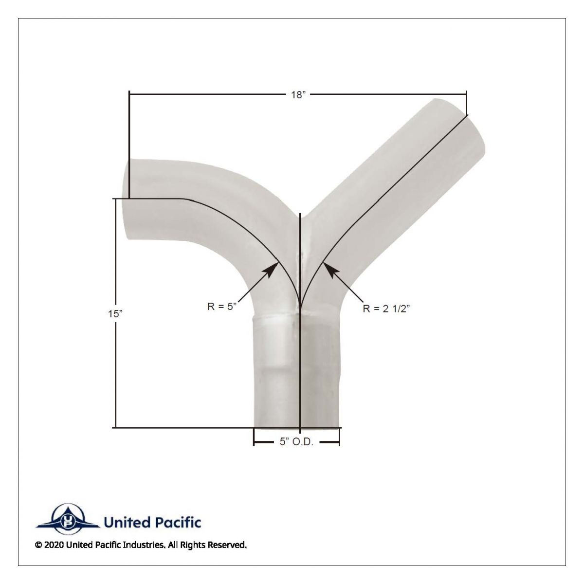 Exhaust Y-Divider For Kenworth K180-18028 - Thumbnail 6