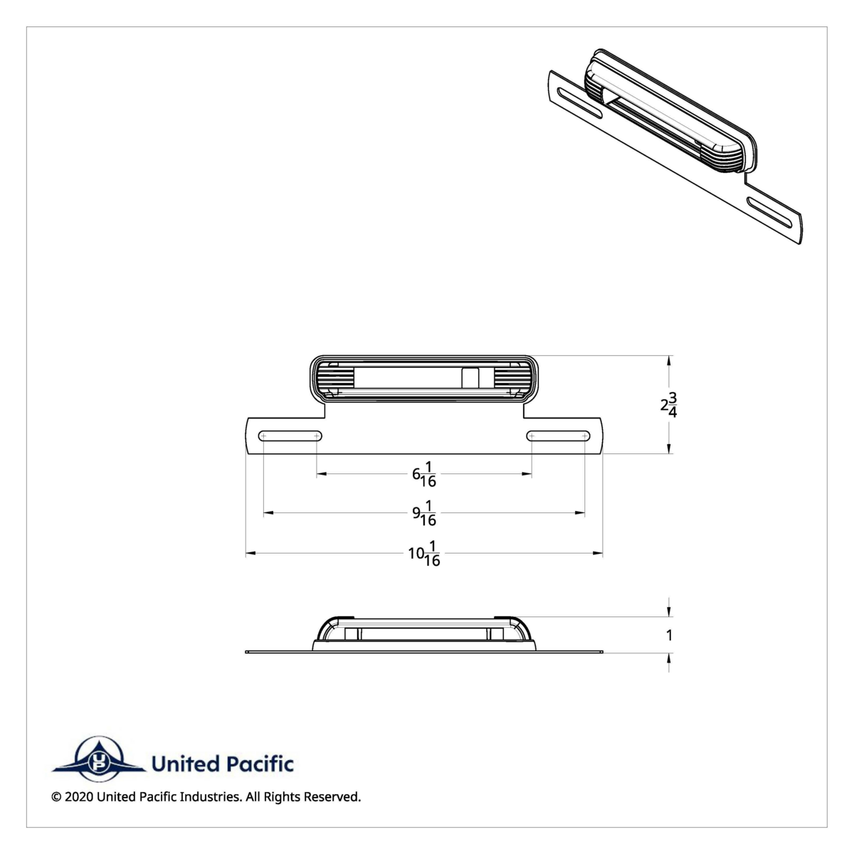 Chrome License Plate Light & Bracket With White LED Backup Light - White LED/Clears Lens - Thumbnail 7