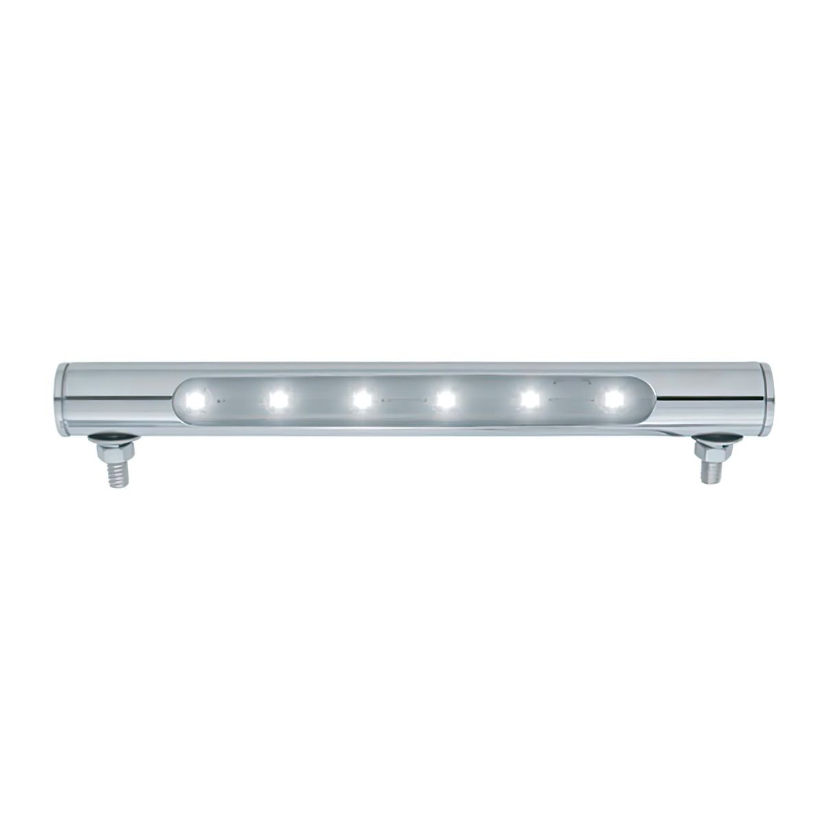 6 LED Stainless Steel Tube Light - White LED