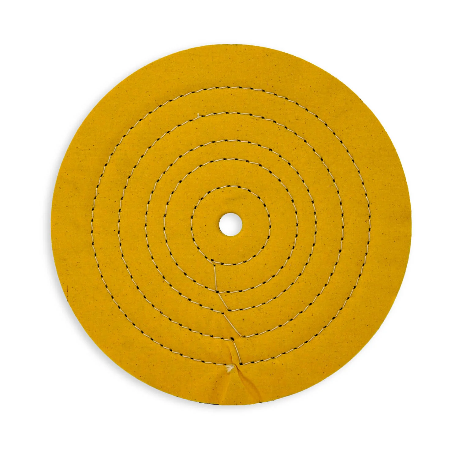 Yellow Mill Treated Cotton Sewn Buffing Wheel - Thumbnail 4